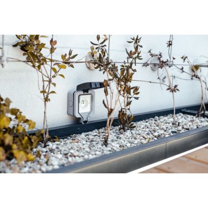 Immax 07708L - Kültéri konnektor NEO LITE Smart 1x230V IP65 Wi-Fi Tuya