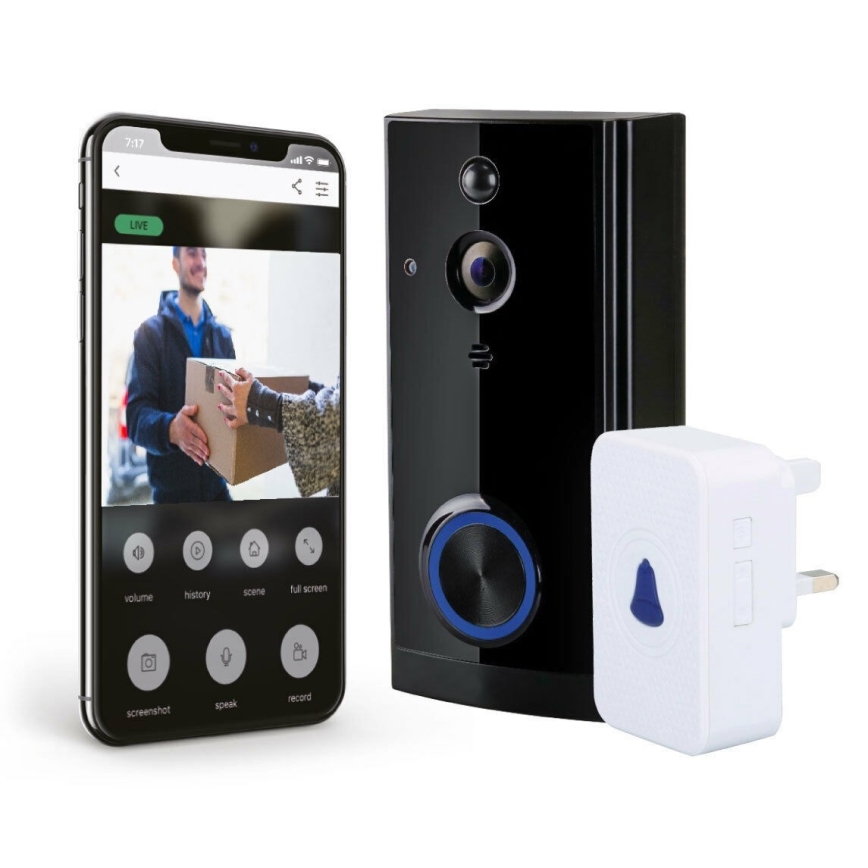 Immax 07714L - Video csengő NEO LITE Smart, Wi-Fi Tuya