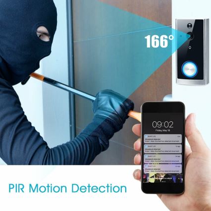 Immax 07714L - Video csengő NEO LITE Smart, Wi-Fi Tuya