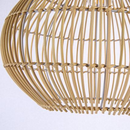 Csillár zsinóron PELO 1xE27/40W/230V átm. 40 cm rattan
