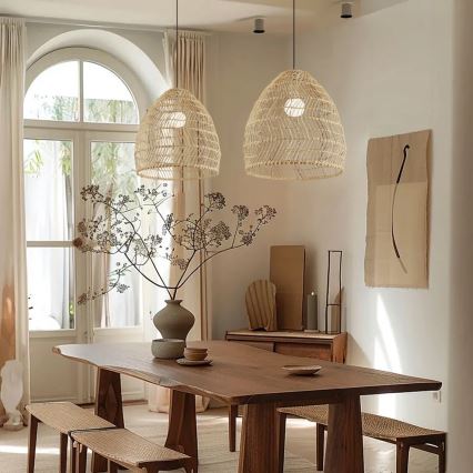 BOHO DELICADO kábeles függőlámpa 1xE27/40W/230V átm. 38 cm