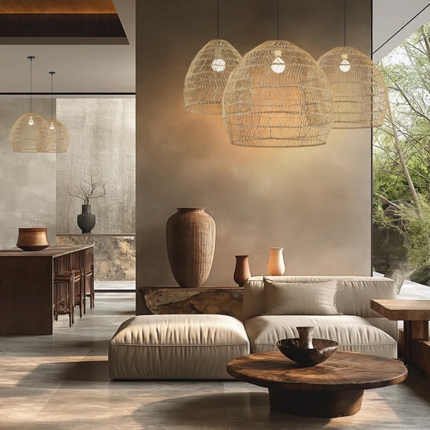 BOHO DELICADO kábeles csillár 1xE27/40W/230V, Ø 60 cm