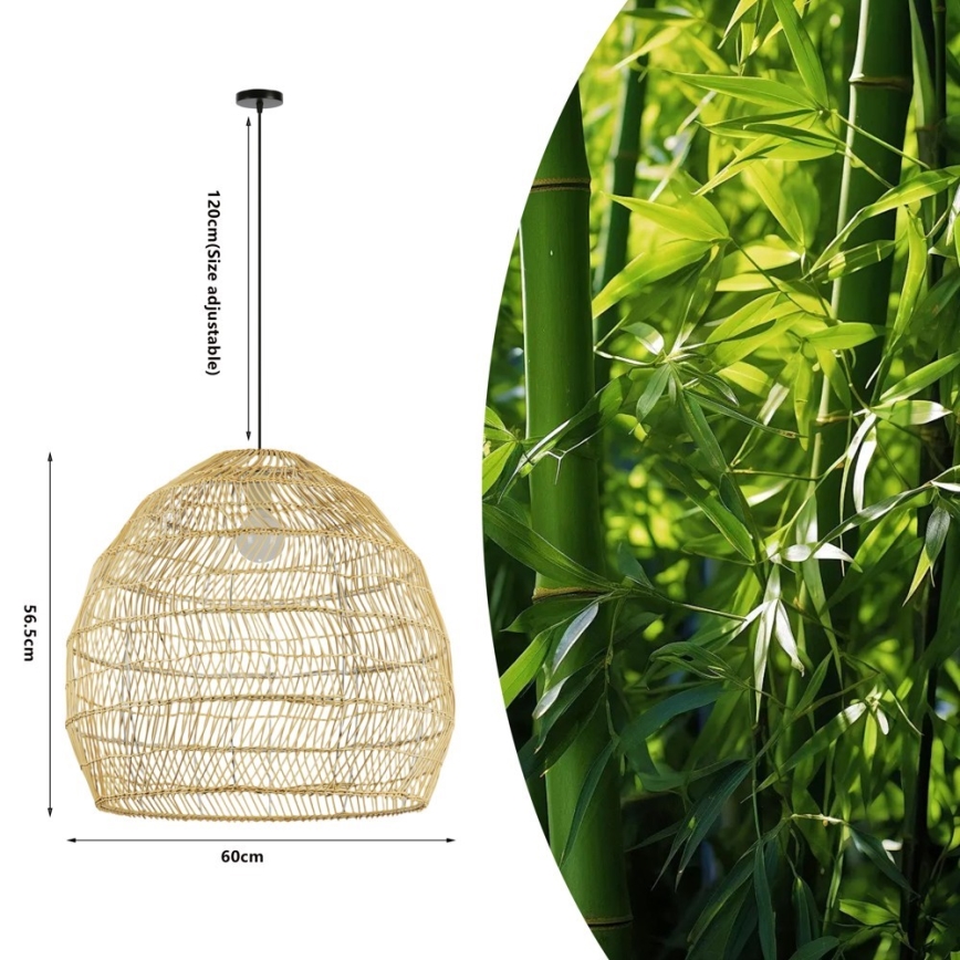 BOHO DELICADO kábeles csillár 1xE27/40W/230V, Ø 60 cm