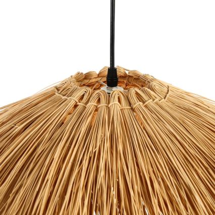 Csillár zsinóron NATURALEZA 1xE27/40W/230V átm. 55 cm rattan