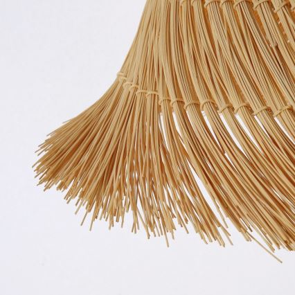Csillár zsinóron NATURALEZA 1xE27/40W/230V átm. 45 cm rattan