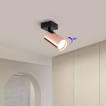 Spotlámpa PUNTO 1xGU10/9W/230V rózsaarany