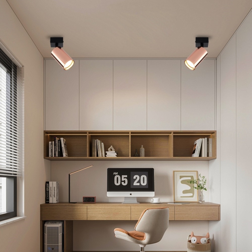 Spotlámpa PUNTO 1xGU10/9W/230V rózsaarany