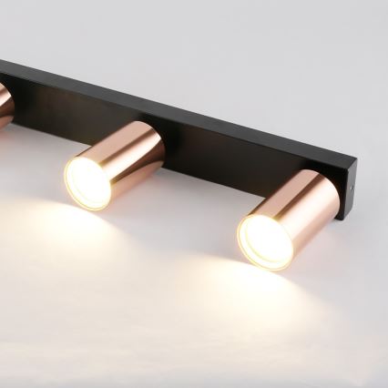 Spotlámpa PUNTO 4xGU10/9W/230V rózsaarany