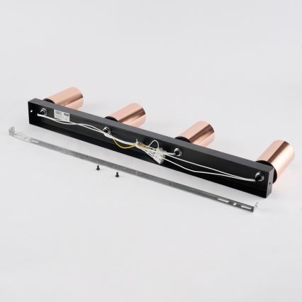 Spotlámpa PUNTO 4xGU10/9W/230V rózsaarany