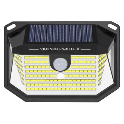 LED Napelemes fali lámpa érzékelővel LED/4W/5,5V IP65