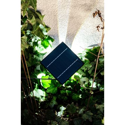LED napelemes fali lámpa érzékelővel LED/2W/5V IP54 1300 mAh