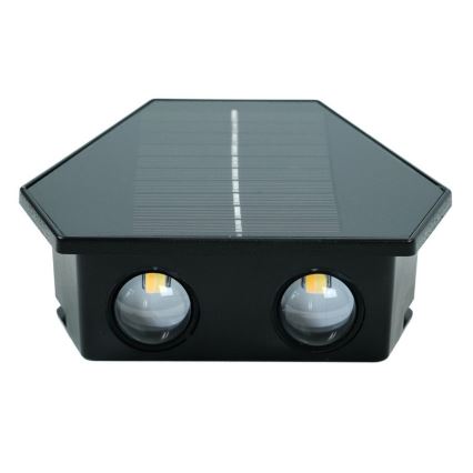 LED napelemes fali lámpa érzékelővel LED/2W/5V IP54 1300 mAh