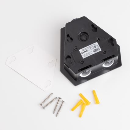 LED napelemes fali lámpa érzékelővel LED/2W/5V IP54 1300 mAh