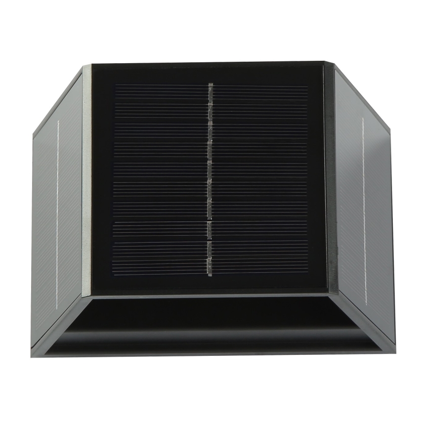 LED napelemes fali lámpa érzékelővel LED/2W/5V IP54 1300 mAh