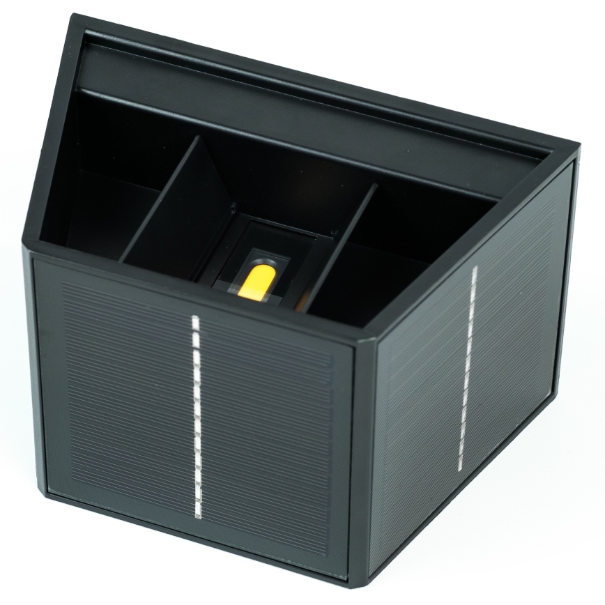 LED napelemes fali lámpa érzékelővel LED/2W/5V IP54 1300 mAh