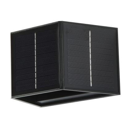 LED napelemes fali lámpa érzékelővel LED/2W/5V IP54 1300 mAh