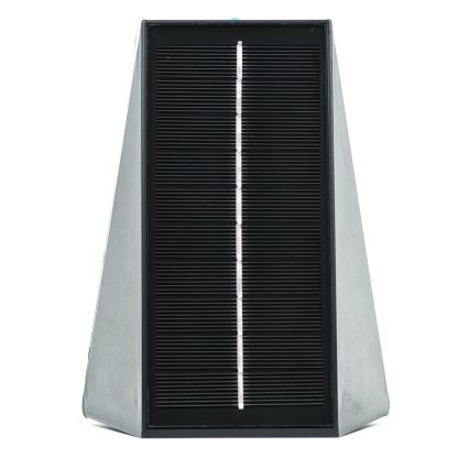 LED napelemes fali lámpa érzékelővel LED/2W/5V IP54 1300 mAh