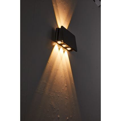 LED napelemes fali lámpa érzékelővel LED/2W/5V IP54 1300 mAh