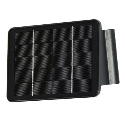 LED napelemes fali lámpa érzékelővel LED/2W/5V IP54 1300 mAh