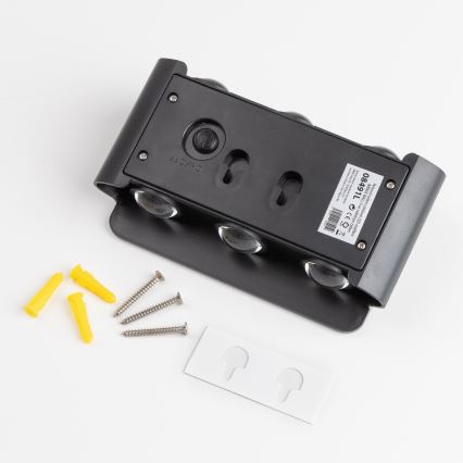 LED napelemes fali lámpa érzékelővel LED/2W/5V IP54 1300 mAh