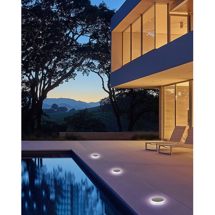 LED kültéri napelemes világítás érzékelővel LED/0,4W/3,2V IP54 500 mAh