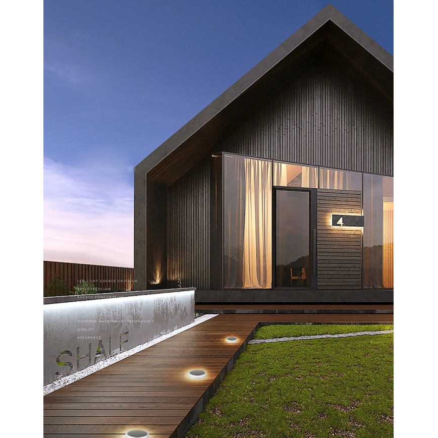 LED kültéri napelemes világítás érzékelővel LED/0,4W/3,2V IP54 500 mAh