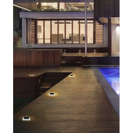 LED kültéri napelemes világítás érzékelővel LED/0,03W/1,2V IP54 800 mAh