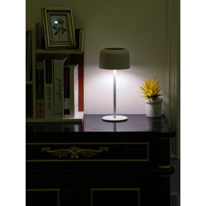 LED állítható fényerejű kültéri napelemes lámpa LED/4W/5V 3600mAh IP44