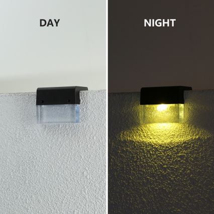 SZETT 2 db LED RGB napelemes fali lámpa LED/1W/1,2V 3500K IP65 600 mAh
