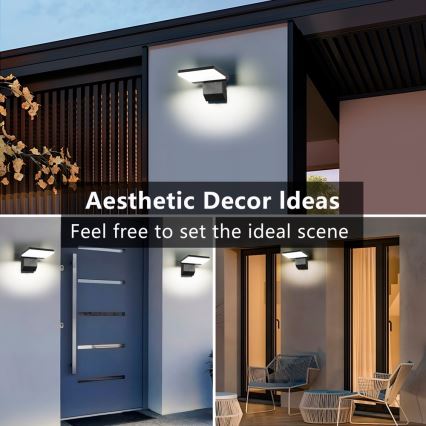 LED kültéri fali lámpatest MODERN LED/18W/230V IP65