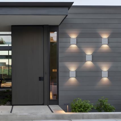 LED kültéri fali lámpa LUXLINE 6W/230V 3000K IP54 fehér