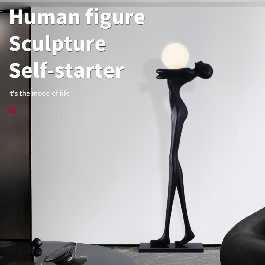 Állólámpa SILUETTE 1xE27/25W/230V 175 cm Human Woman