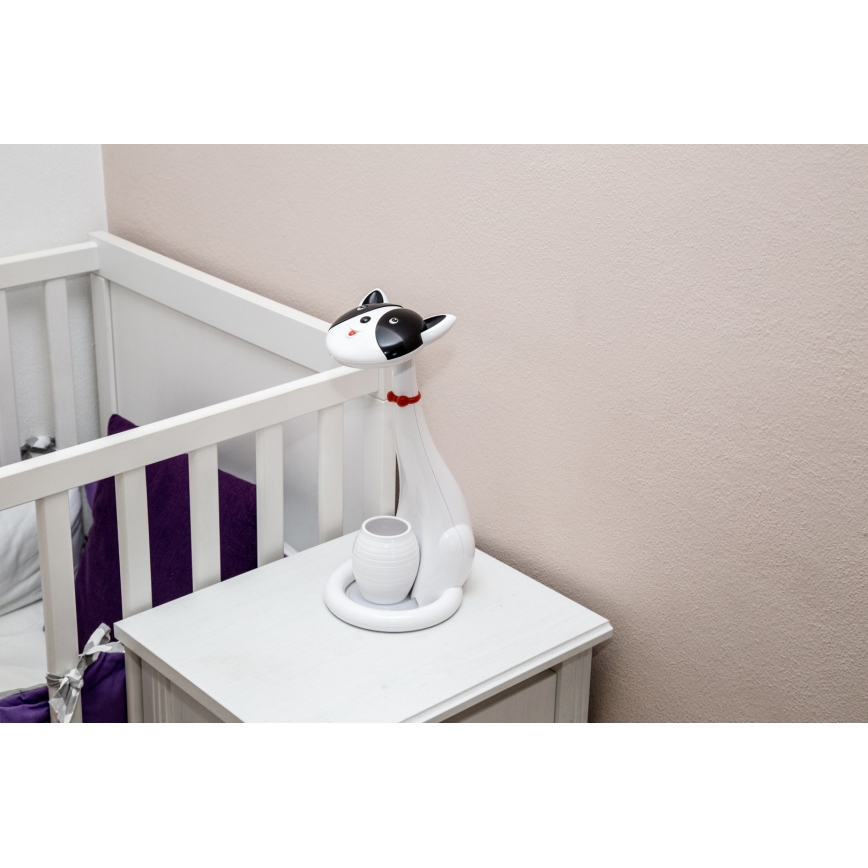 Immax 08945L - LED Gyerek dimmelhető asztali lámpa 1xLED/6W/230V macska