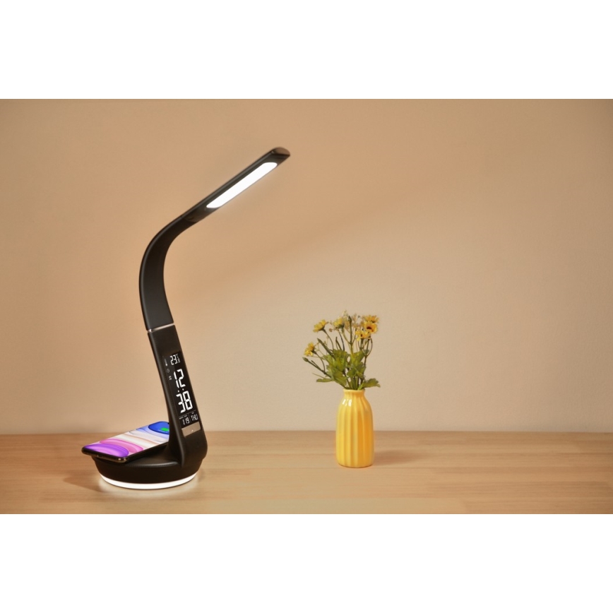 Immax 08963L - LED Szabályozható asztali lámpa COBRA LED/5W/12V, fekete