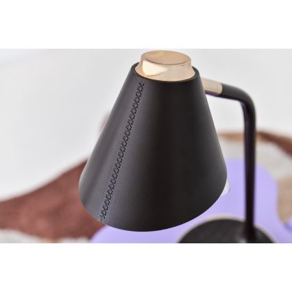 LED állítható fényerejű asztali lámpa vezeték nélküli töltéssel FINCH LED/9W/12/230V szürke/fényes króm