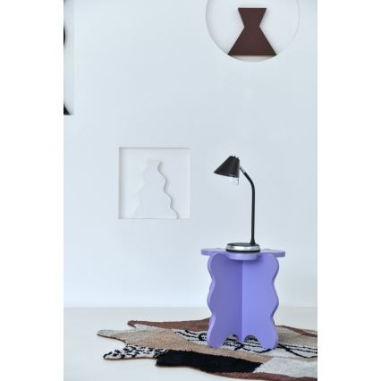 LED állítható fényerejű asztali lámpa vezeték nélküli töltéssel FINCH LED/9W/12/230V szürke/fényes króm