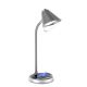 LED Dimmelhető asztali lámpa vezeték nélküli töltéssel FINCH LED/9W/12/230V szürke/króm
