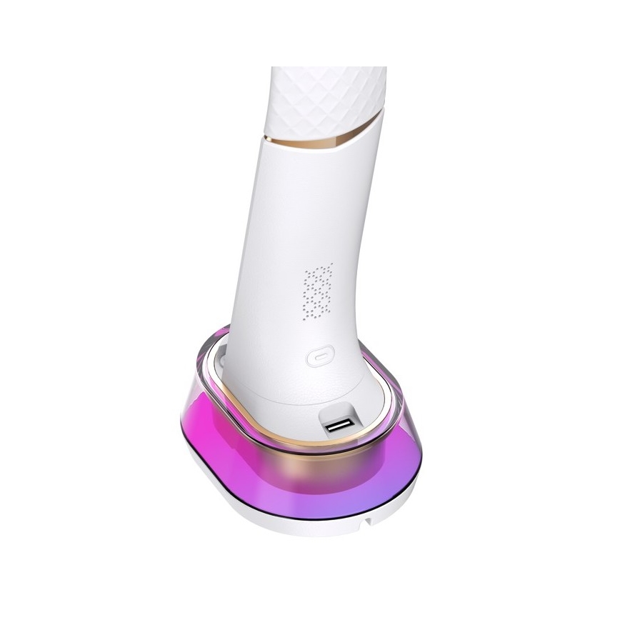 LED RGB állítható fényerejű asztali lámpa vezeték nélküli töltéssel CORELLA LED/7W/12/230V fehér