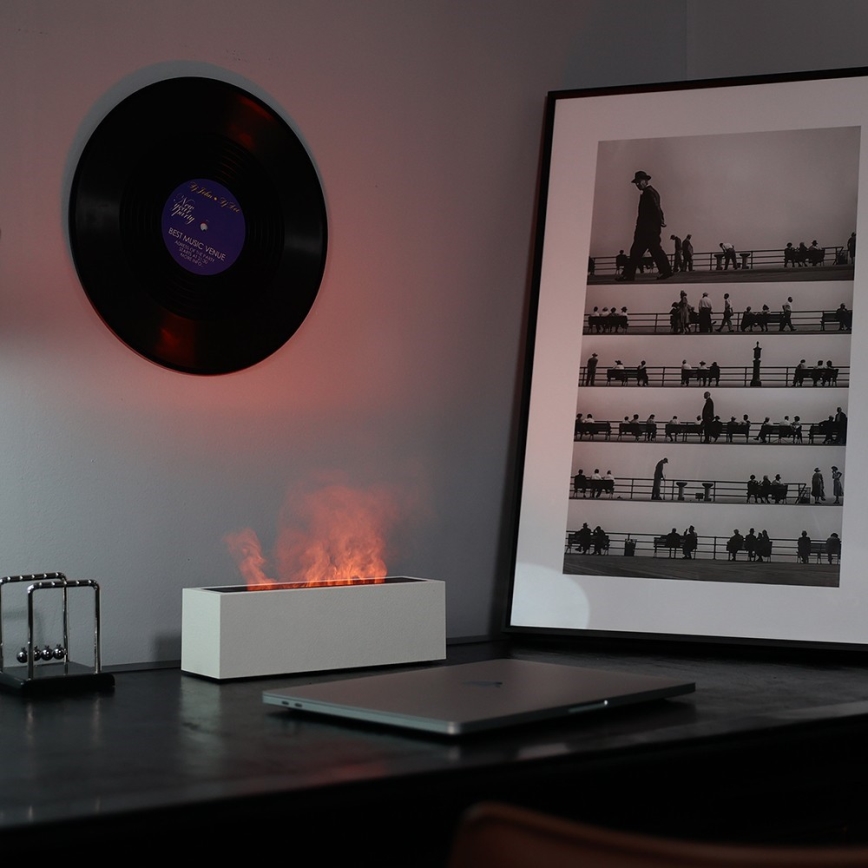 LED Aromadiffúzor és légpárásító lángutánzattal LED/10W/5V