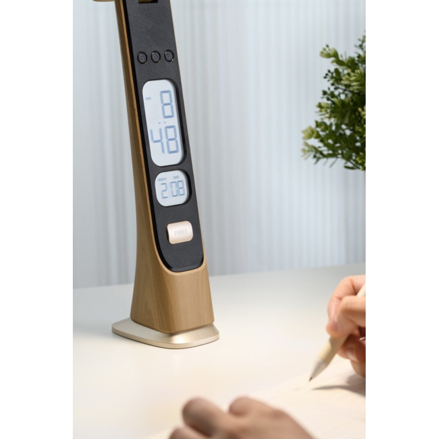 LED Dimmelhető újratölthető asztali lámpa LED/5W/5V 3000K/4000K/5000K arany