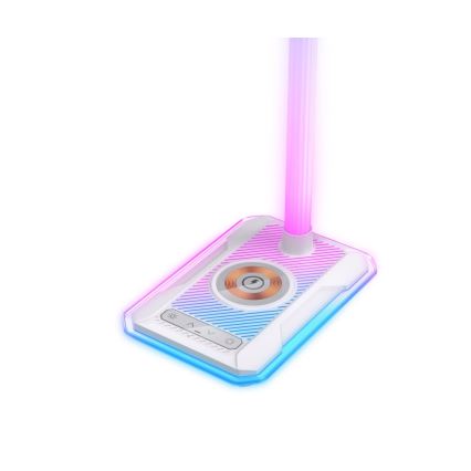 LED RGBW Dimmelhető asztali lámpa Qi töltővel 30W/230V 3000K/4000K/5000K fehér