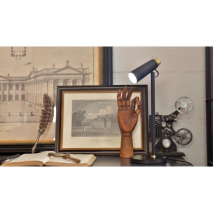 LED Dimmelhető asztali lámpa Qi töltővel TIT LED/12W/230V fekete