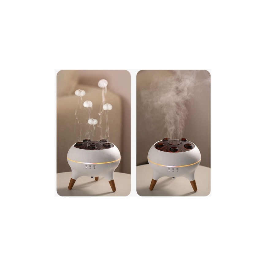 Immax 09104L - Aroma diffúzor és légnedvesítő JELLYFISH LED/11W/5V