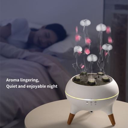 Immax 09104L - Aroma diffúzor és légnedvesítő JELLYFISH LED/11W/5V