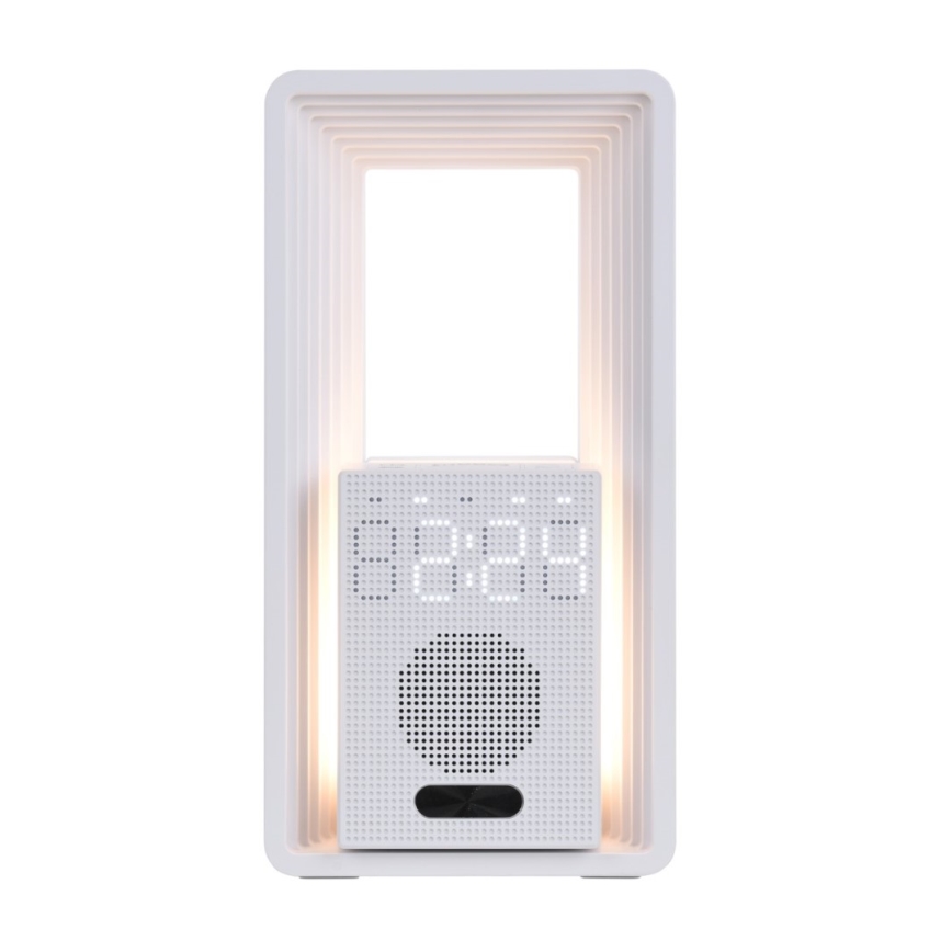 CALM LED asztali lámpa ébresztővel és töltőfunkcióval LED/3,5W/5V