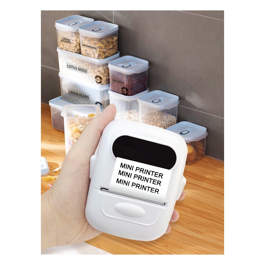 Digitális címkenyomtató USB-C + öntapadó címkék 40x30mm