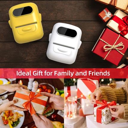 Digitális címkenyomtató USB-C + öntapadó címkék 40x30mm