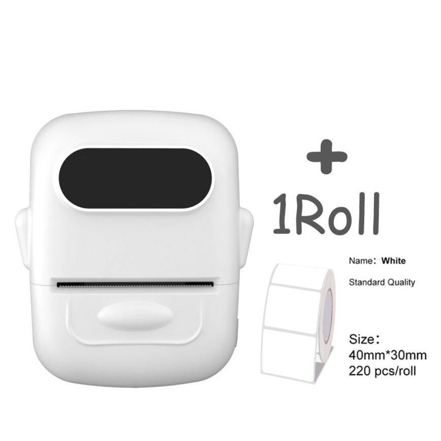 Digitális címkenyomtató USB-C + öntapadó címkék 40x30mm