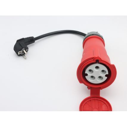 Immax - Utazó töltőállomás elektromos autókhoz AC Type 2 16A/380V 11kW + 230V csatlakozó, 3,7kW 5m + tok