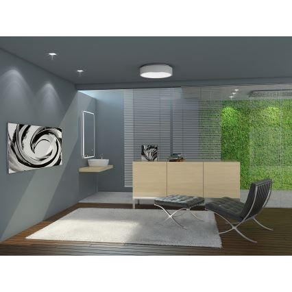 Immax NEO AGUJERO - LED Mennyezeti lámpa távirányítással LED/39W/230V